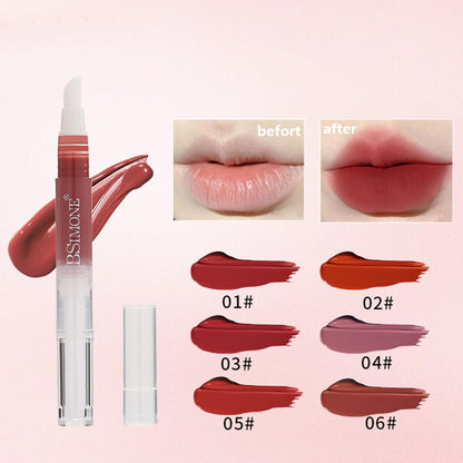 Velvet Lip Gloss, Matte Finish Lip Tint, Smooth & Silky Texture Plumping Lip Lacquer, Non-Sticky Ultra-Shine Lip Glaze, Long Lasting Moisture Waterproof Smudge-Proof Lip Shimmer Lip Topcoat(03)
