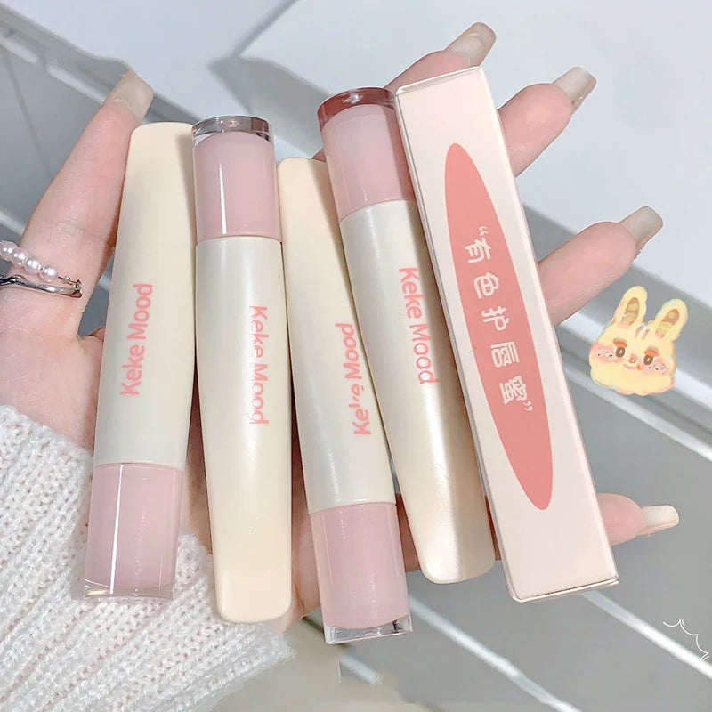 Lip Essence Jelly Water Lip Gloss Clear Light Hydrating Lip Tint Mirror Glossy Lip Glaze Tube Moist Lip Stick Lip Care Cosmetics