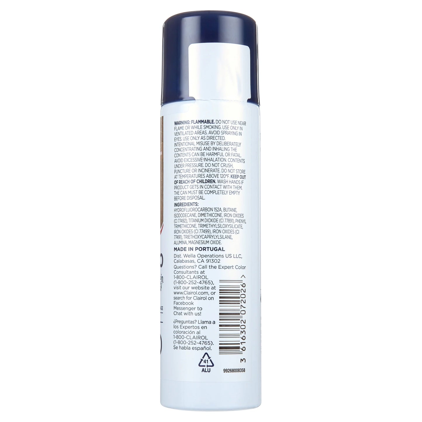 (3 Pack)  Root Touch-Up Refreshing Hair Dye Spray, Temporary Hair Color, Light Brown, 3.7 Oz