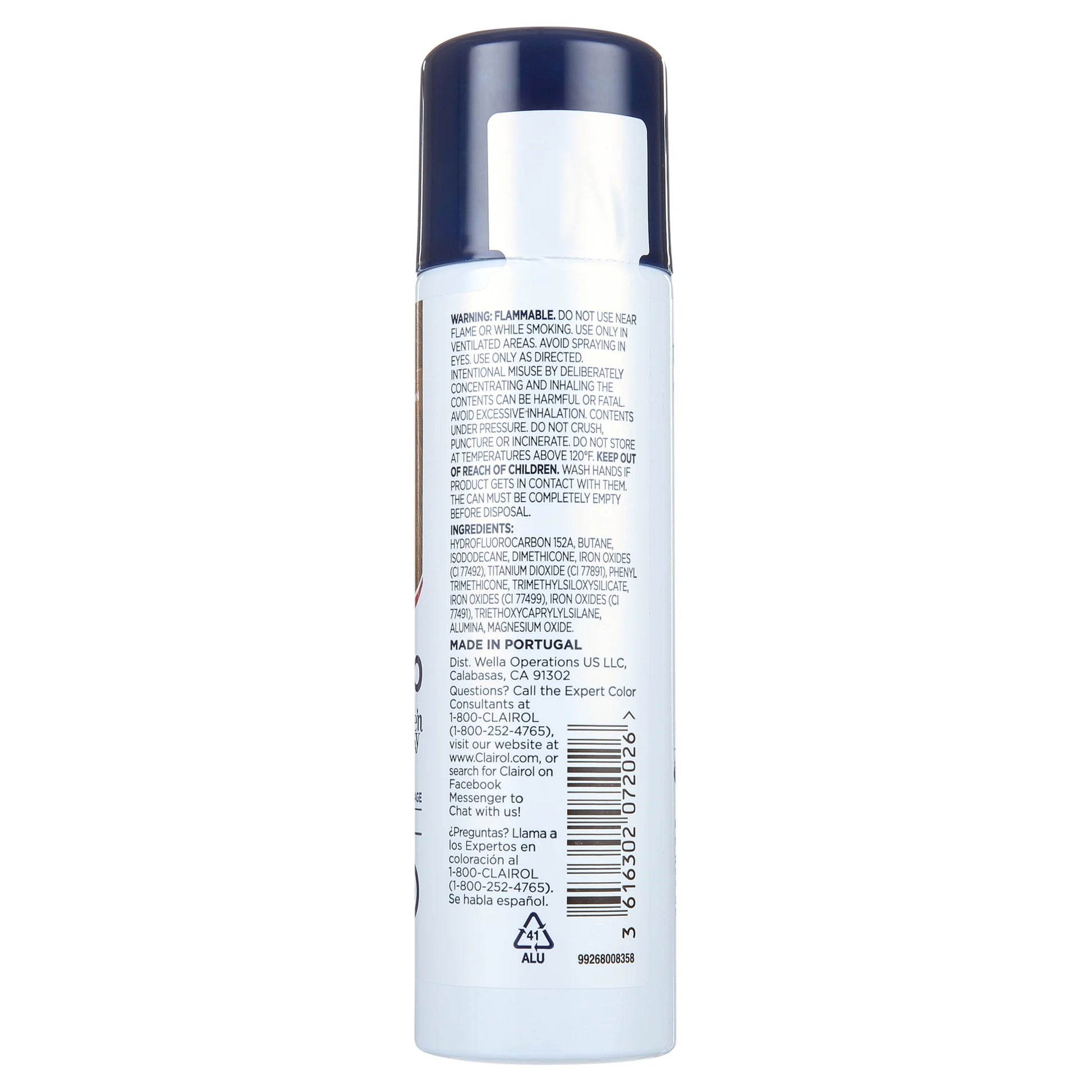 (3 Pack)  Root Touch-Up Refreshing Hair Dye Spray, Temporary Hair Color, Light Brown, 3.7 Oz