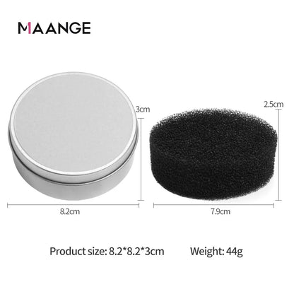 Versatile Makeup Brush Cleaner Sponges: Portable Case for Effortless Eyeshadow Color Removal