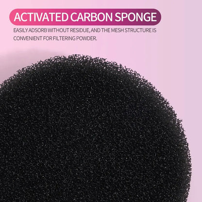 Versatile Makeup Brush Cleaner Sponges: Portable Case for Effortless Eyeshadow Color Removal